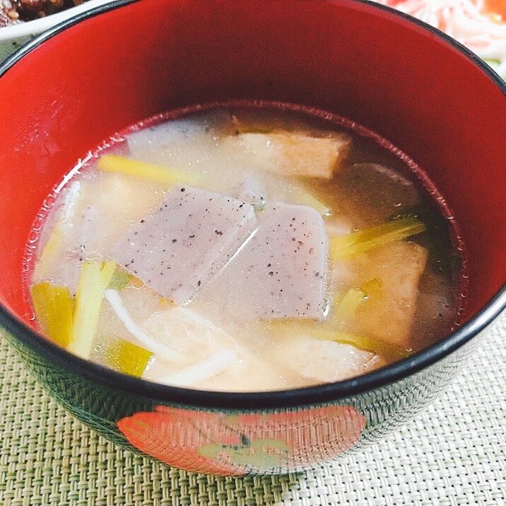 栄養豊富!蕎麦湯でお味噌汁